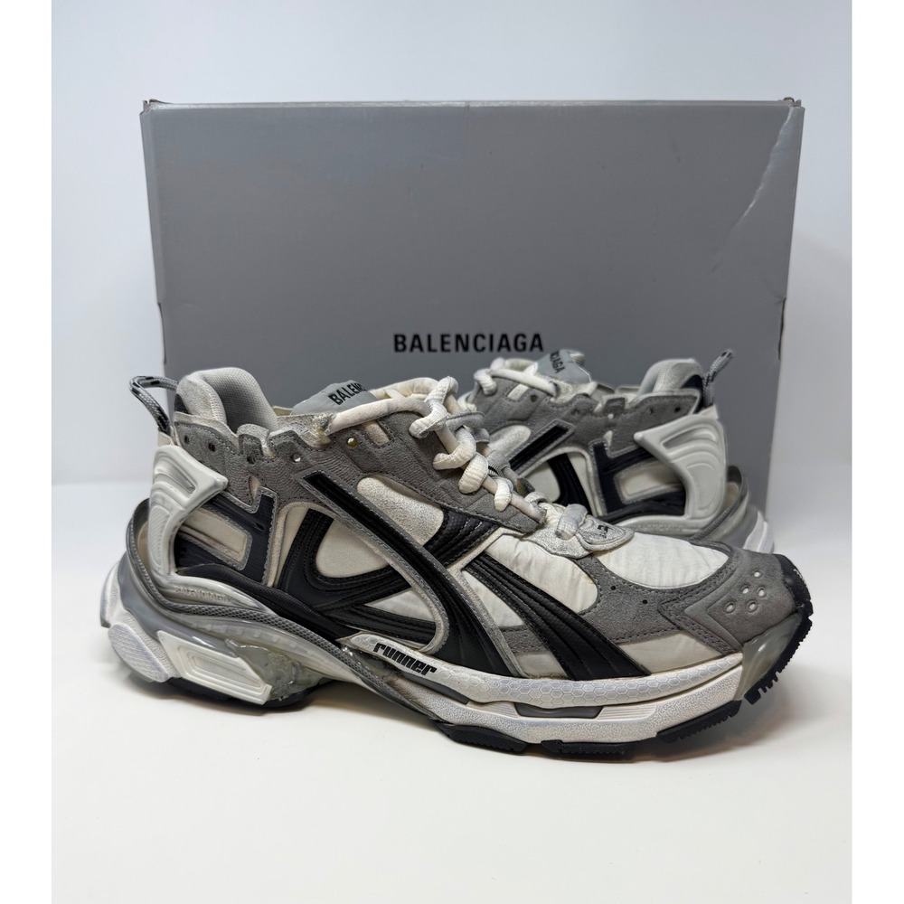 Balenciaga Runner Sneaker Grey/White/Black Size 10 US 43 EU